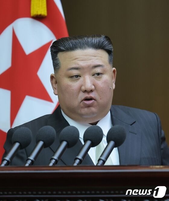북한 김정은 최고인민회의 연설 