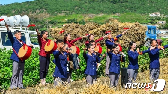 북한 농업 부문 선전선동… \