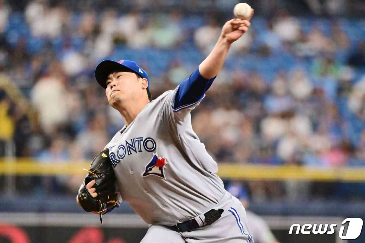 류현진(36·토론토 블루제이스). © AFP=뉴스1