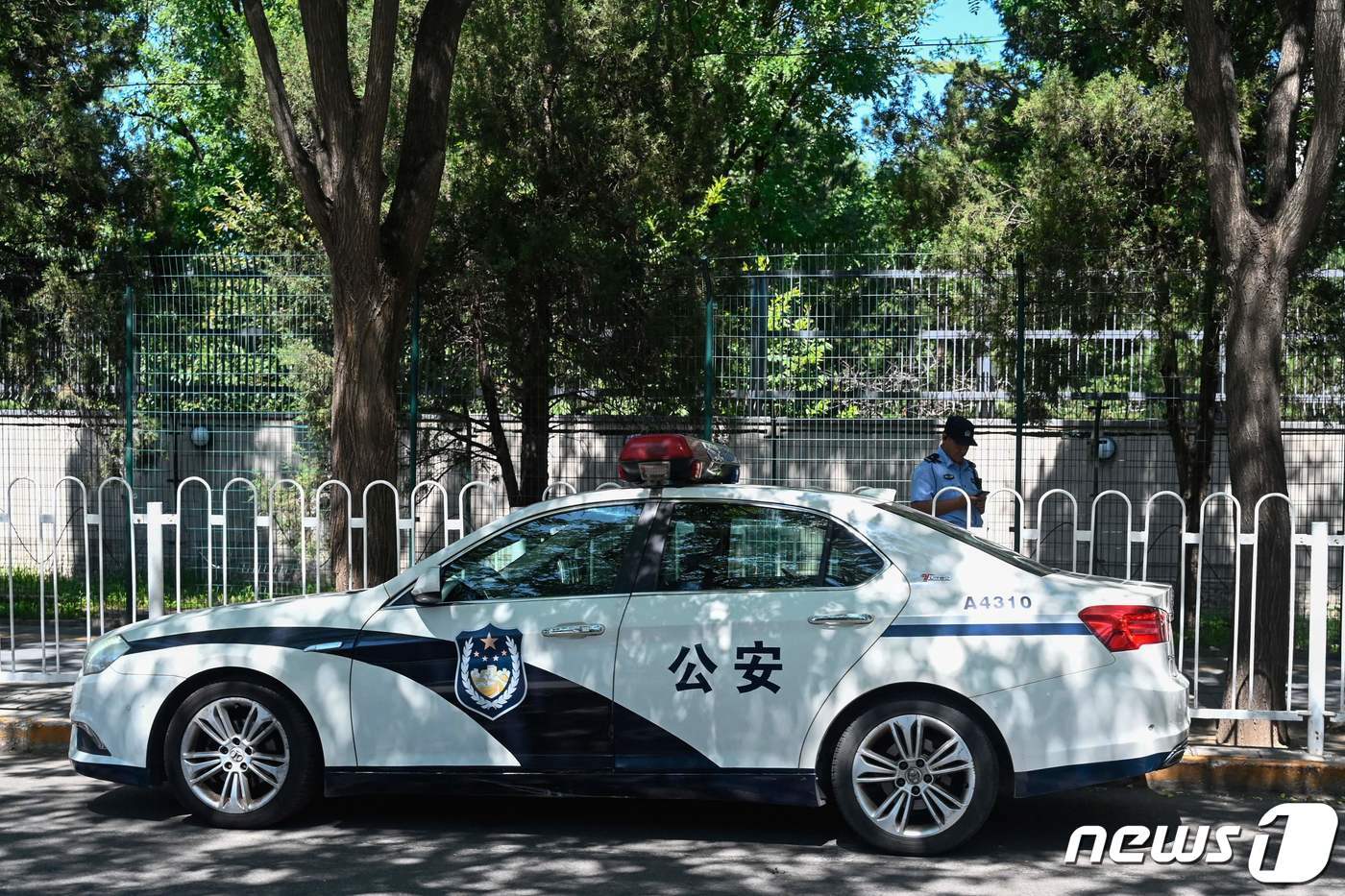 중국 베이징에 위치한 일본 대사관 전경. 2023.08.29. ⓒ AFP=뉴스1 ⓒ News1 정윤영 기자