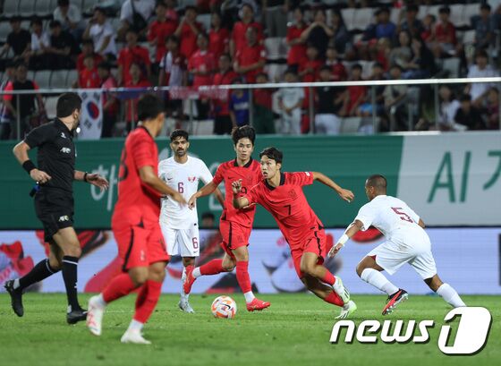 올림픽 축구대표팀 공격수 엄지성. /뉴스1 © News1 신웅수 기자
