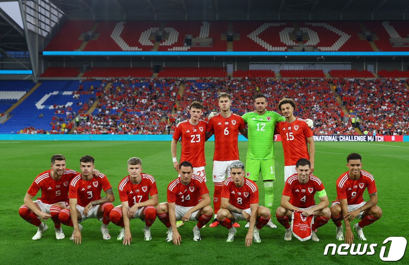 본문 이미지 - 한국과 평가전을 가진 웨일스. ⓒ 로이터=뉴스1
