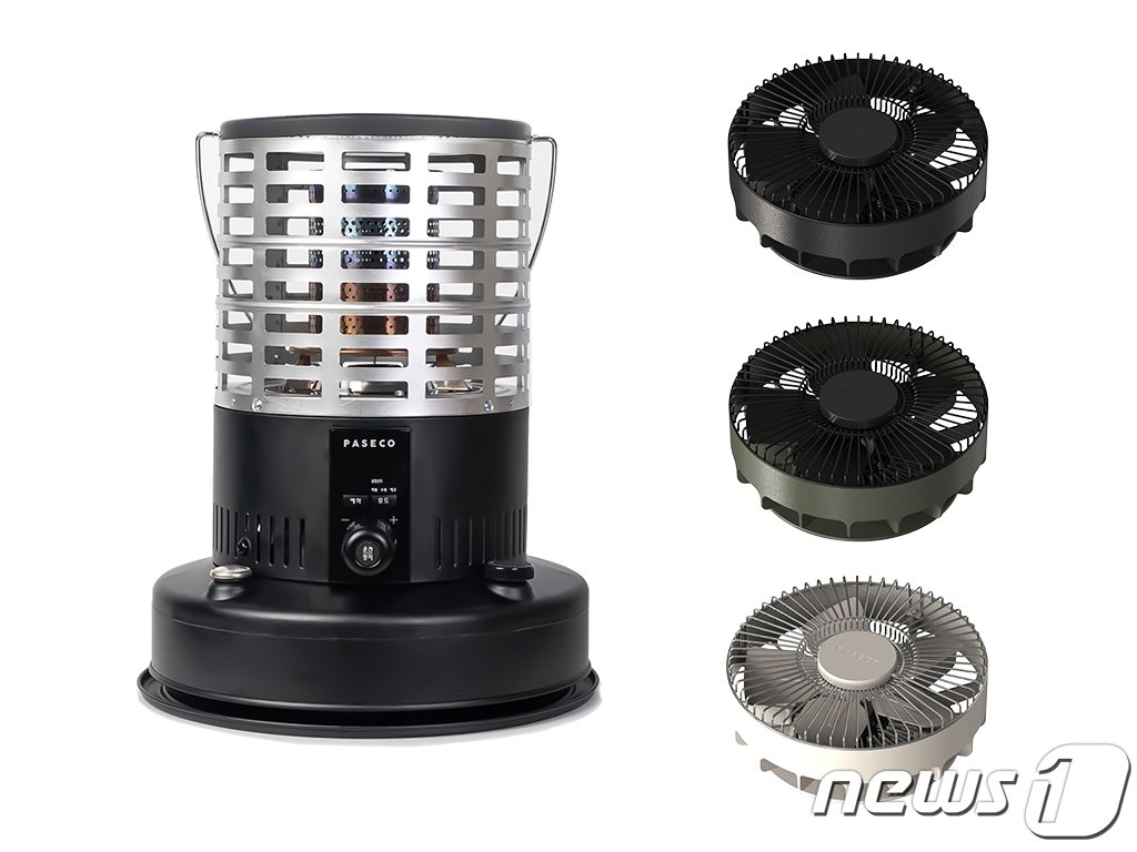 본문 이미지 - 파세코, 캠핑 하이브리드 팬히터·무동력 팬 출시(파세코 제공)