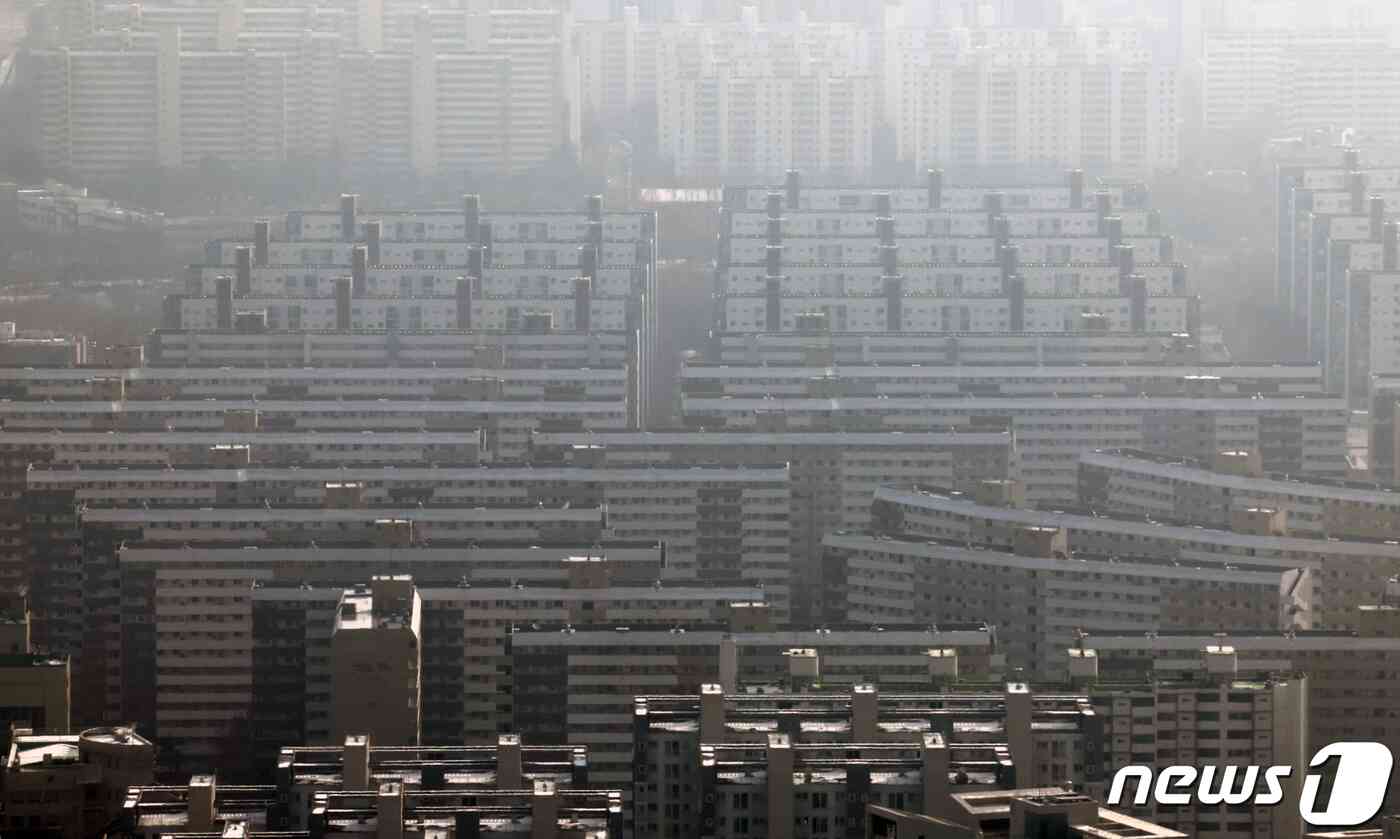 서울 강남구 은마아파트 일대. 2024.1.10/뉴스1 © News1 황기선 기자
