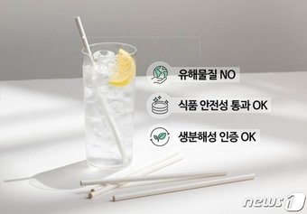  무림·서일 종이빨대 이미지&#40;무림페이퍼·서일 제공&#41;