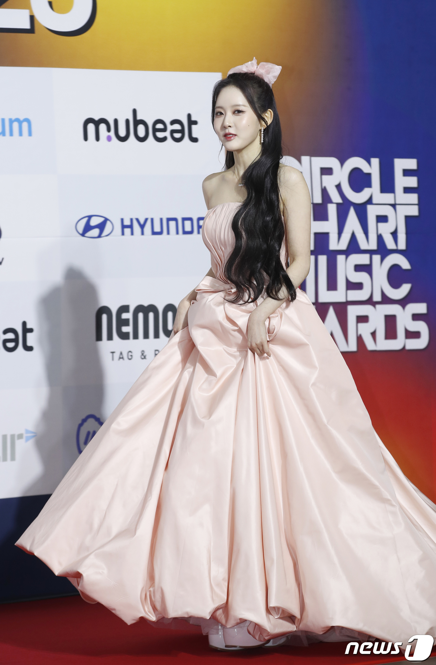 (서울=뉴스1) 권현진 기자 = 스테이시 시은은 지난 10일 오후 부산광역시 해운대구 우동 벡스코에서 열린 '써클차트 뮤직 어워즈 2023'에 참석하고 있다. 2024.1.11/뉴 …