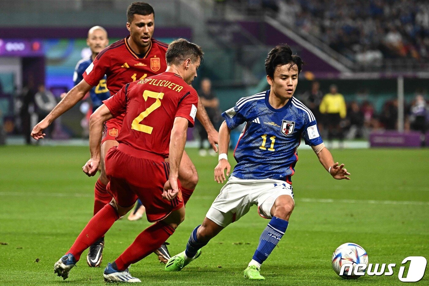 본문 이미지 - 월드컵에서의 구보 ⓒ AFP=뉴스1