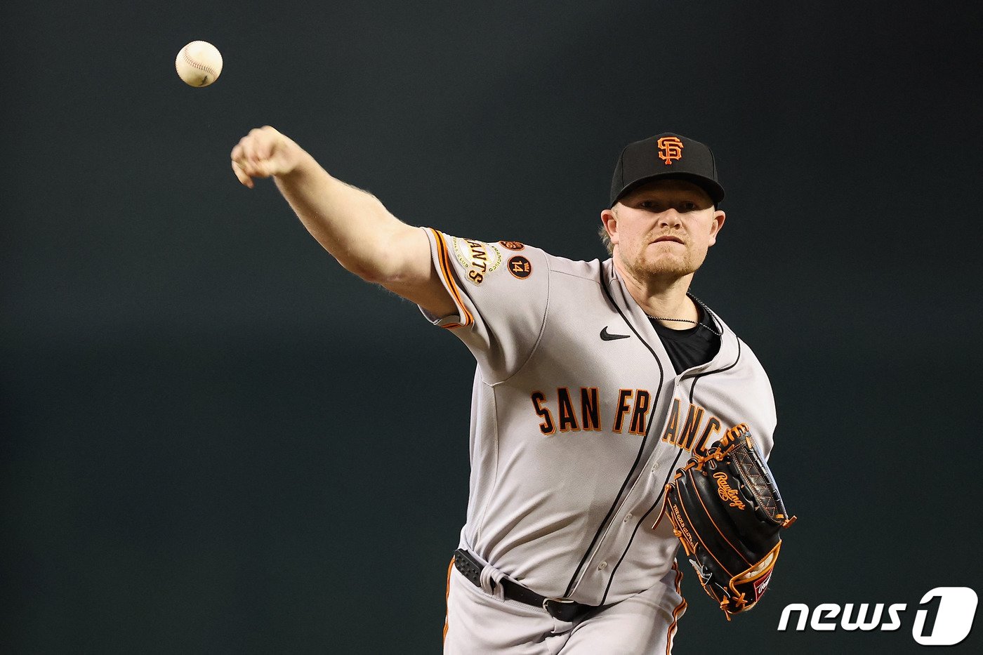 본문 이미지 - 샌프란시스코 자이언츠 선발진의 기둥인 로건 웹. ⓒ AFP=뉴스1