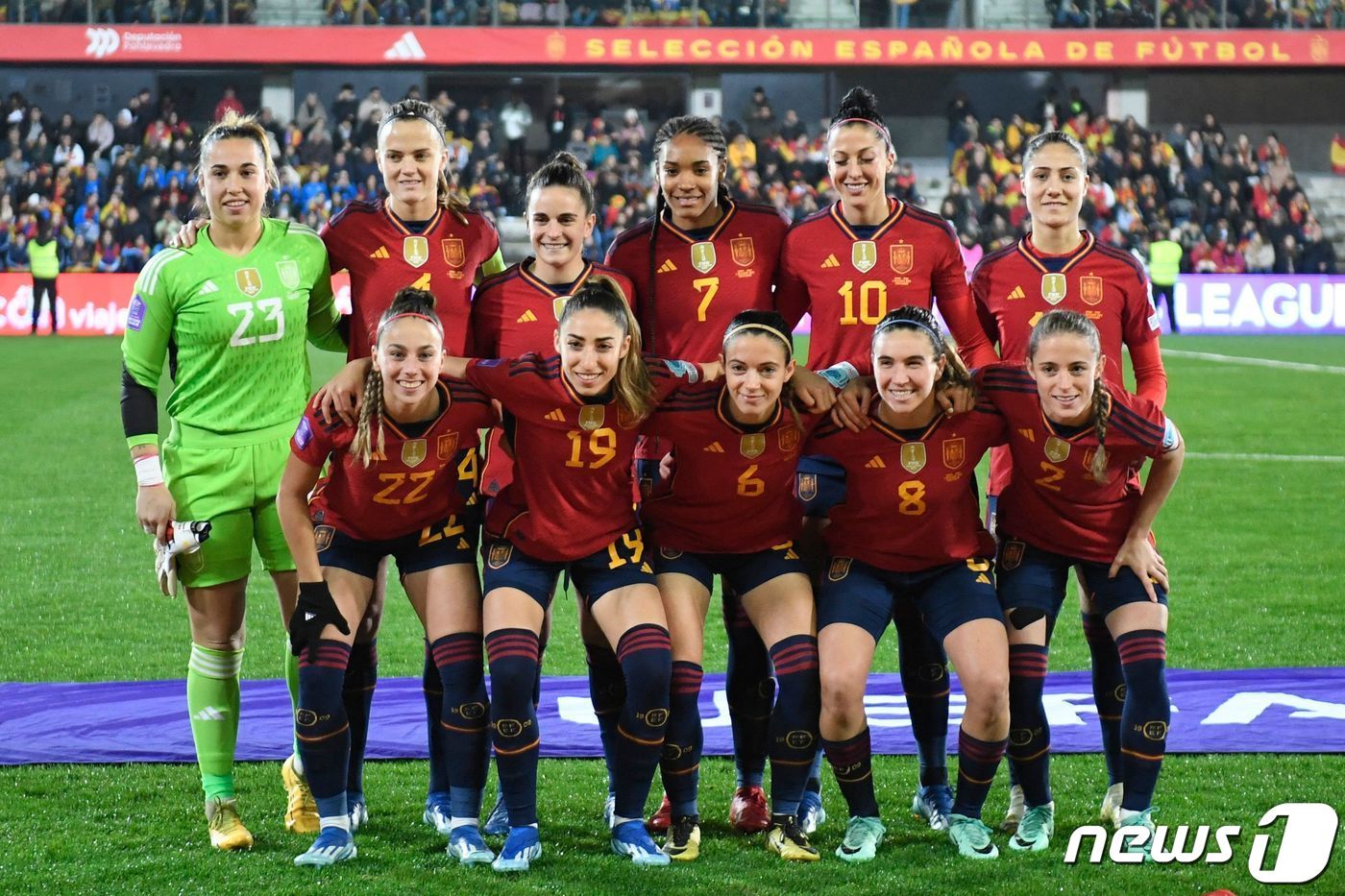 본문 이미지 - 스페인 여자축구 대표팀ⓒ AFP=뉴스1