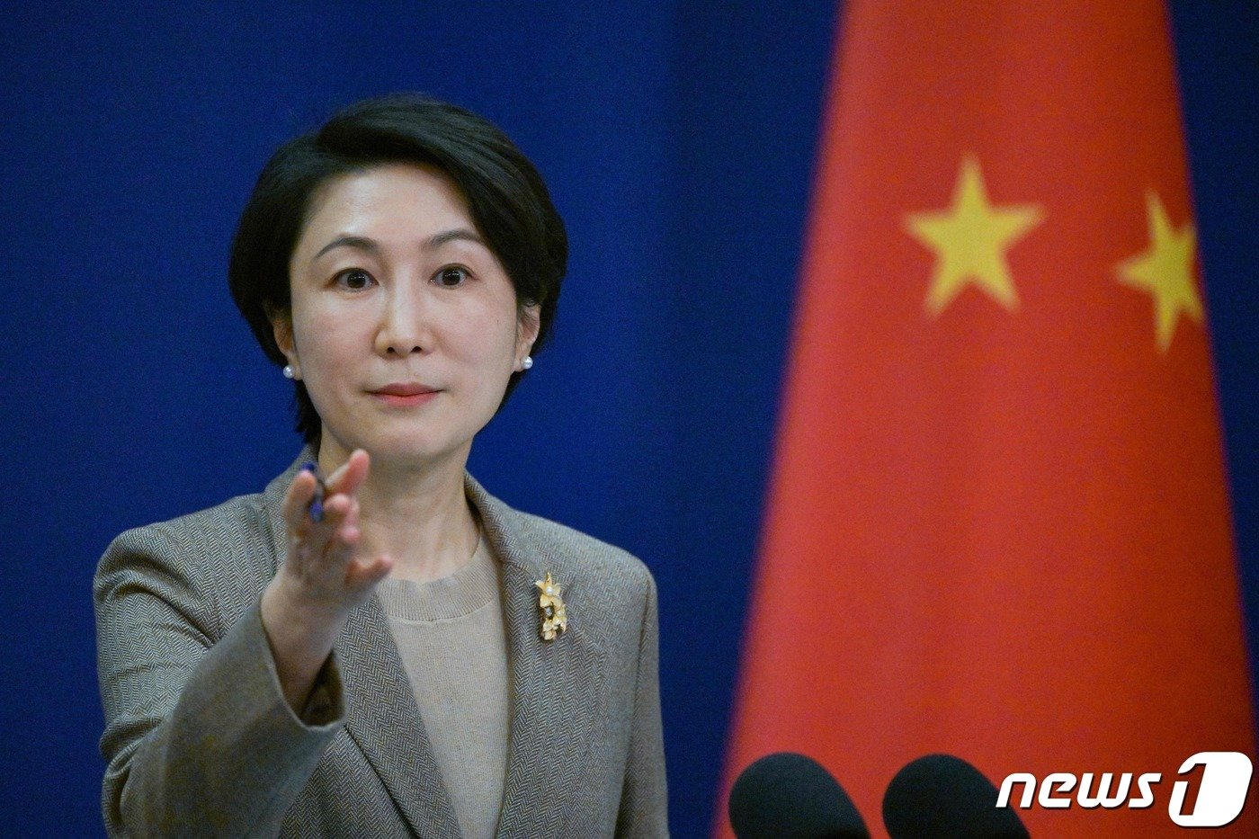 본문 이미지 - 마오닝 중국 외교부 대변인 ⓒ AFP=뉴스1 ⓒ News1 우동명 기자