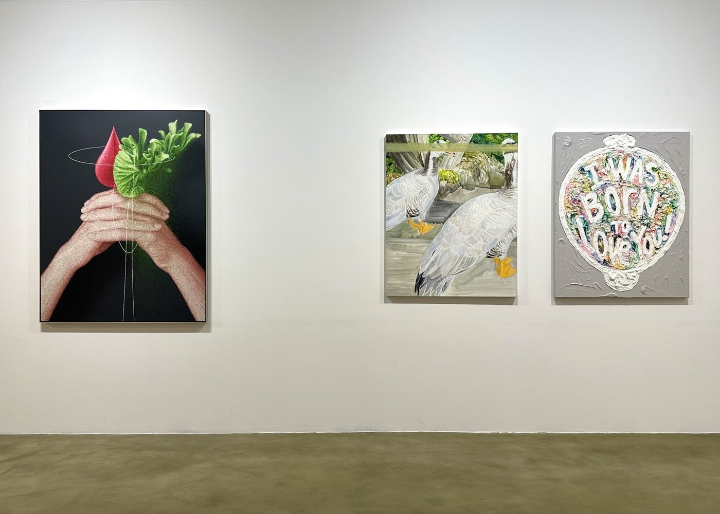 본문 이미지 - 호리아트스페이스 전시 전경. (윤종석, 박효빈, 강준영)