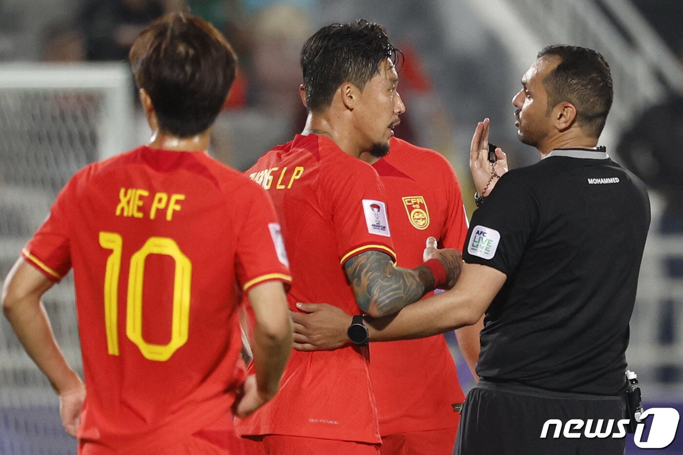 본문 이미지 - 중국 축구대표팀. ⓒ AFP=뉴스1