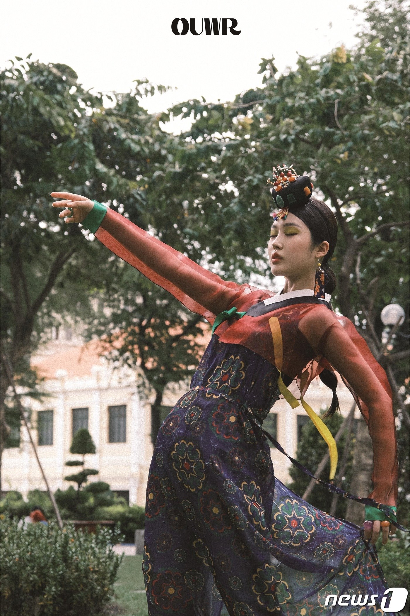 본문 이미지 - 오르디자인하우스가 제작한 한복. 문체부 제공.