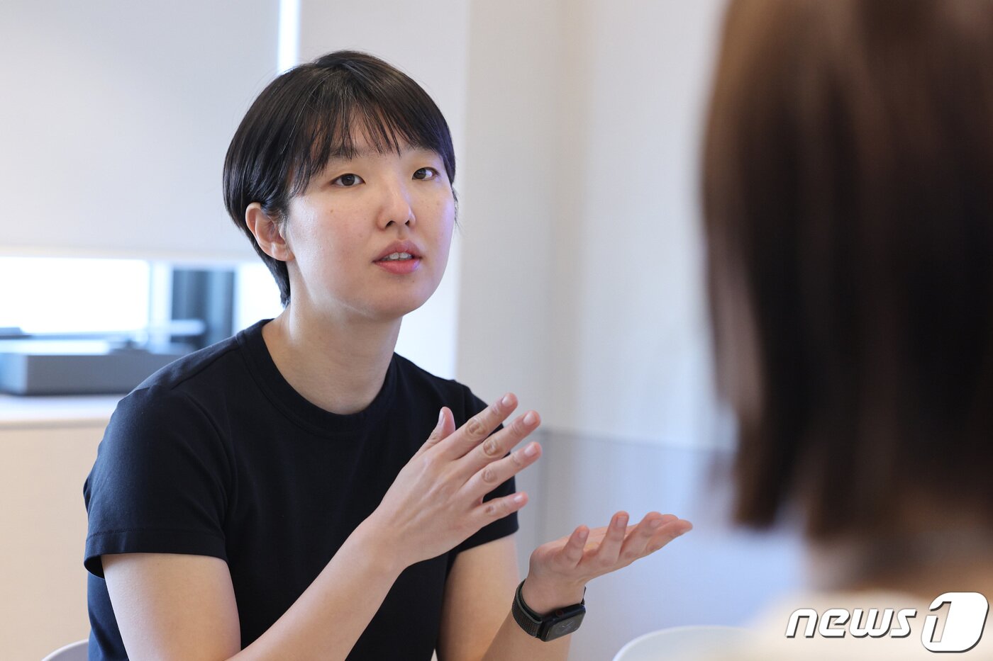 본문 이미지 - 임혜민 크리에이트립 대표가 23일 서울 강남구 크리에이트립에서 뉴스1과 인터뷰를 하고 있다. 2024.1.23/뉴스1 ⓒ News1 신웅수 기자