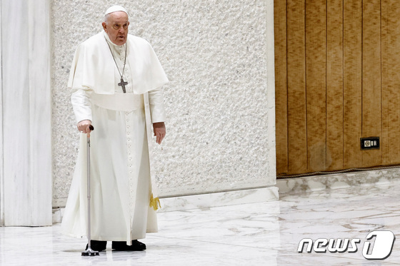 [포토] 프란치스코 교황, 바티칸서 주간 일반 알현 집전