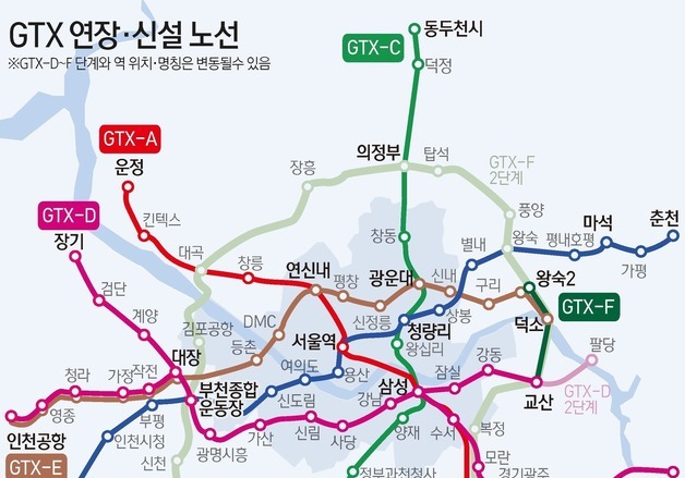 GTX 연장안 5차 철도망 반영 촉각…신설노선은 '옥석 가리기'