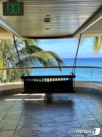 본문 이미지 - 리조트 구석구석엔 사진 찍기 좋은 공간들이 마련돼 있다ⓒ News1  