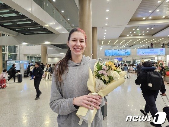 흥국생명 새 외인 윌로우 존슨. &#40;흥국생명 제공&#41;