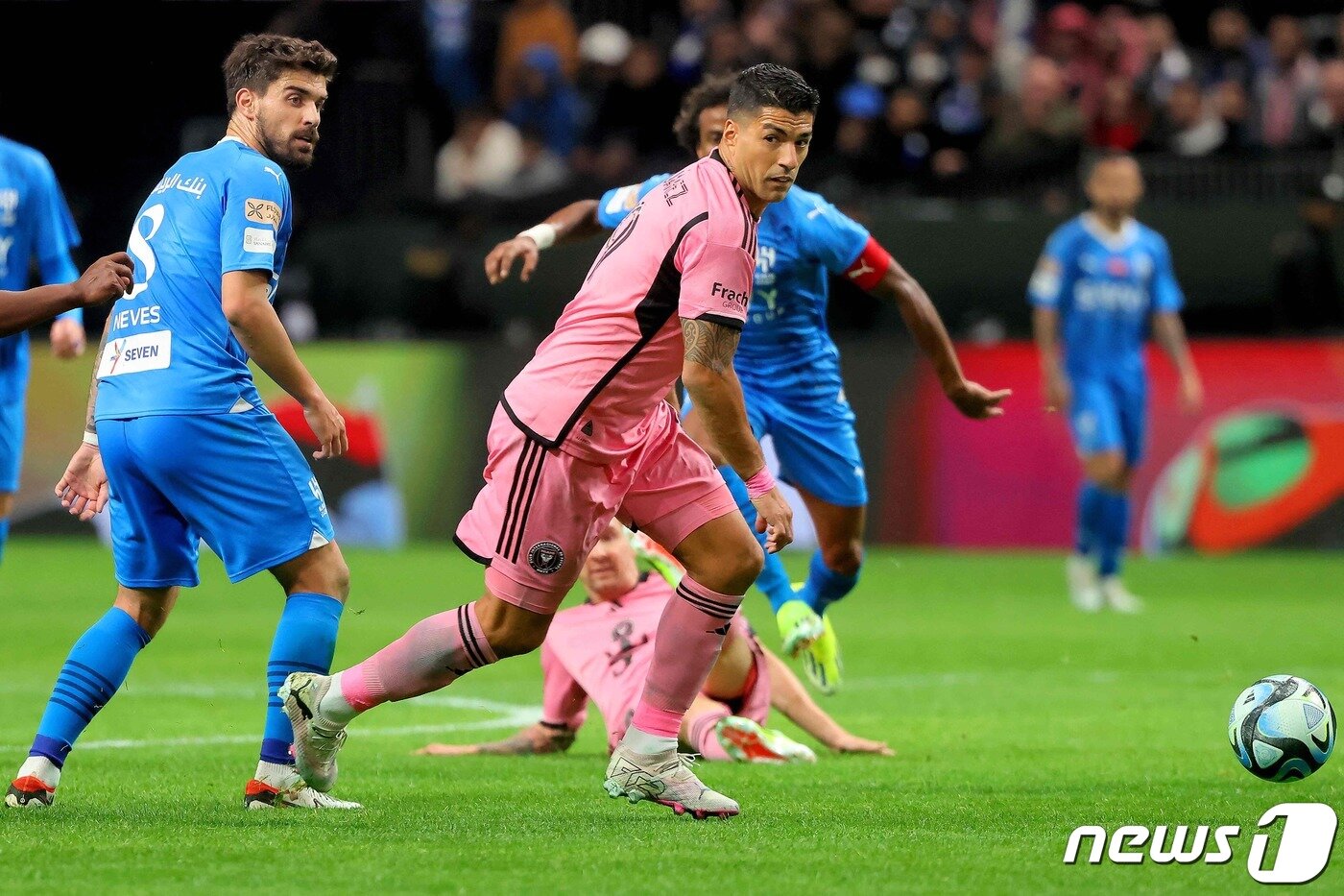 본문 이미지 - 인터 마이애미 공격수 수아레스. ⓒ AFP=뉴스1