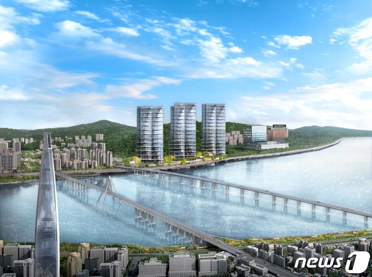 포제스한강 조감도.(포제스한강 제공)