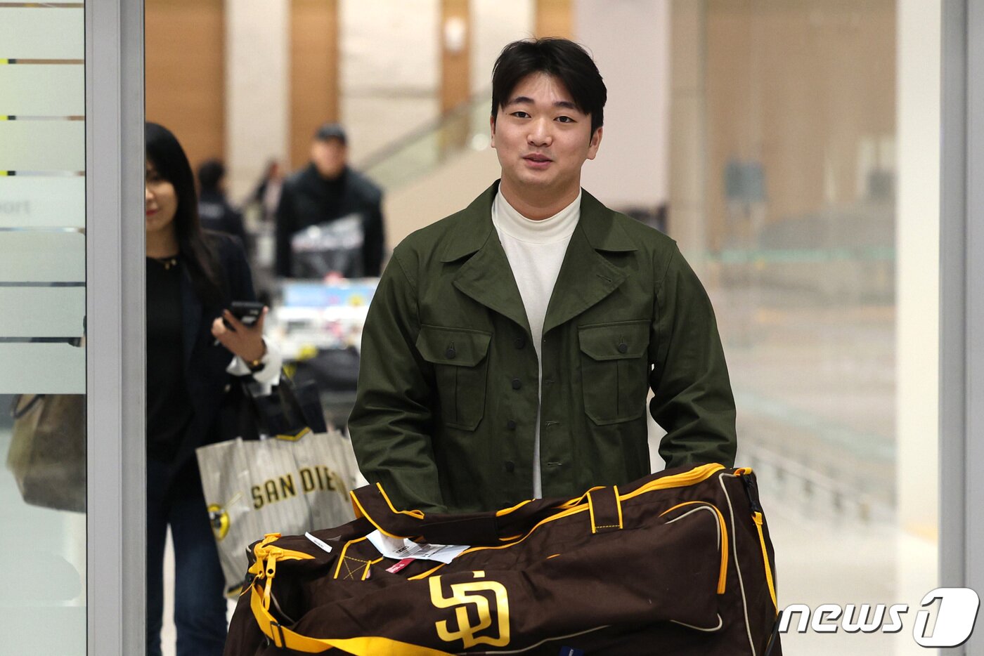 본문 이미지 - 사이판 캠프에 합류하는 고우석. /뉴스1 DB ⓒ News1 신웅수 기자