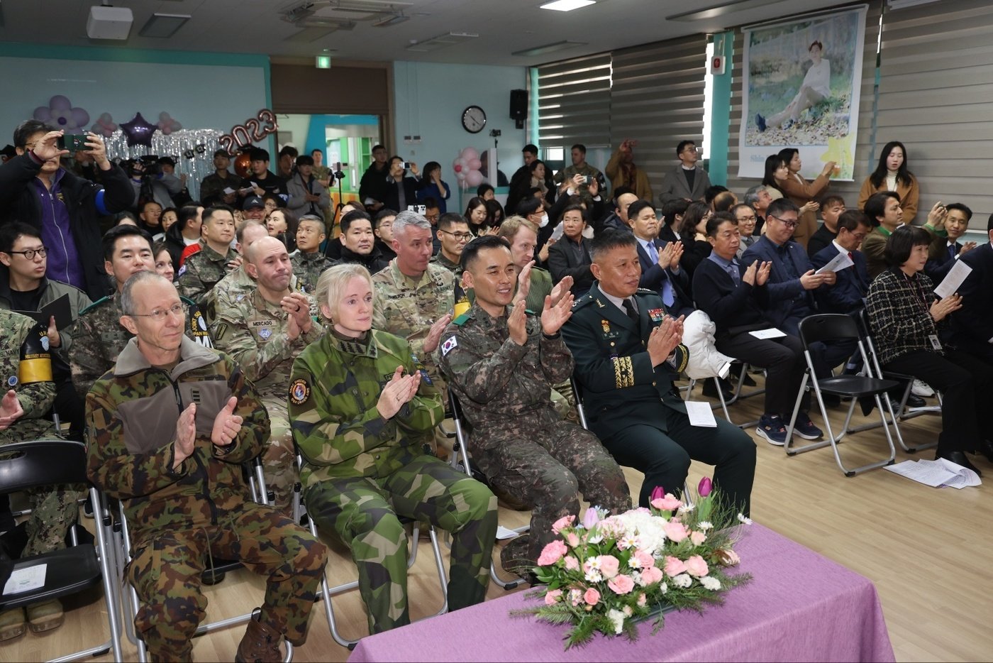 5일 대성동초등학교에서 제55회 졸업식이 열리고 있다.&#40;국방일보 제공&#41;