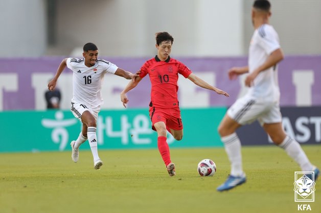 한국과 이라크의 경기 모습 &#40;대한축구협회 제공&#41; 2024.1.6/뉴스1