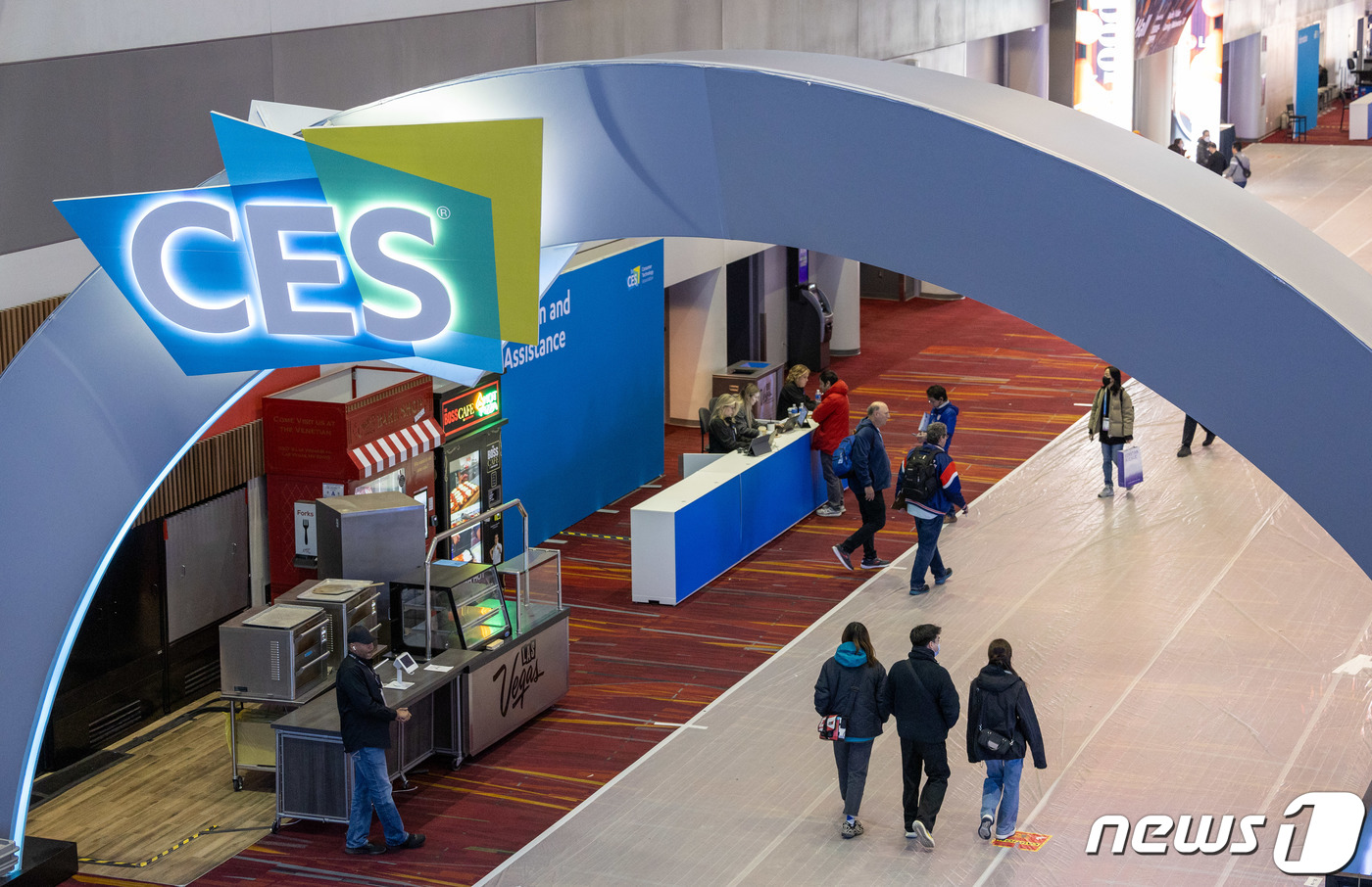 CES2024]개막 준비 - 뉴스1