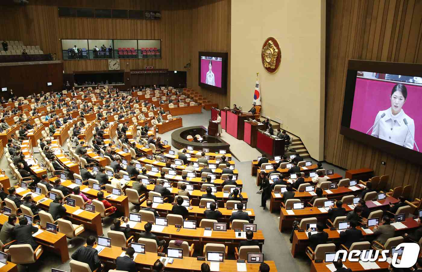국회 본회의장. 뉴스1 © News1 임세영 기자