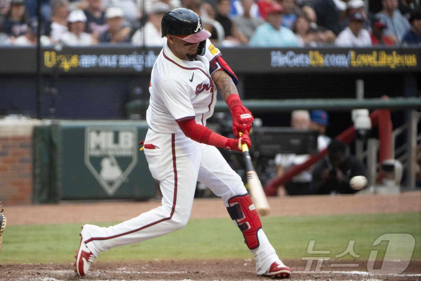 본문 이미지 - 더블헤더 2차전에서 승리하며 극적으로 가을야구 무대를 밟게 된 애틀랜타 브레이브스. ⓒ AFP=뉴스1