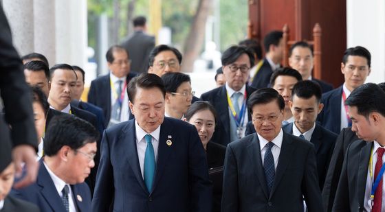 윤석열 대통령, 한·라오스 확대회담