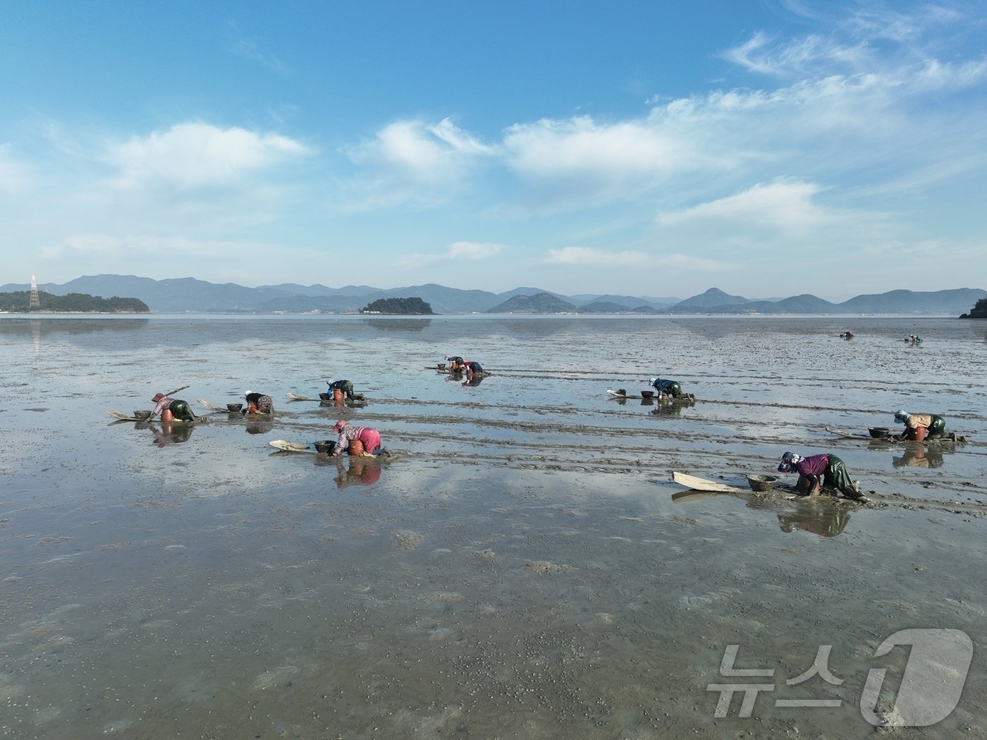 본문 이미지 -  '한국의 갯벌 신청 유산 중 인간과 자연이 조화를 이루며 살아가는 최고의 공간'이라는 평가를 받은 '뻘배'(보성군 제공)2024.10.11/
