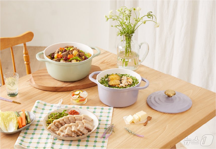 본문 이미지 - 테팔 에어 주물냄비 연출 이미지 (테팔 제공)