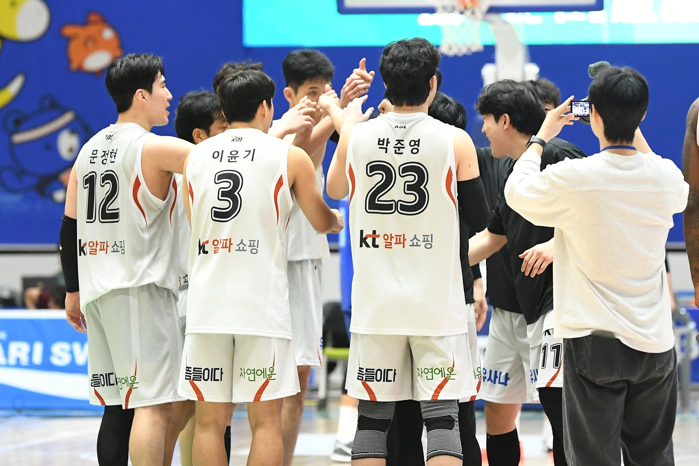 2년 만에 KBL 컵 대회에 오른 수원 KT. &#40;KBL 제공&#41;