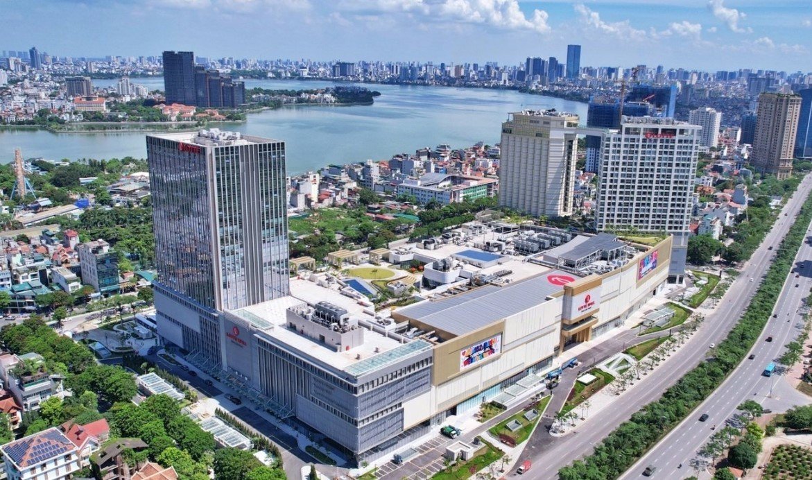 본문 이미지 - 롯데몰 웨스트레이크 하노이 전경.(롯데쇼핑 제공).