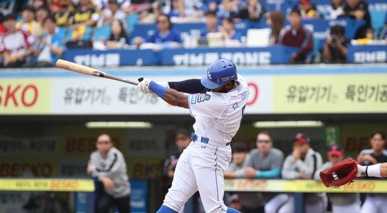 삼성 디아즈 '값진 희생플라이'