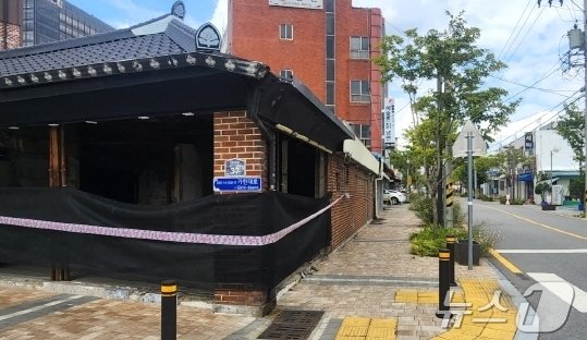 본문 이미지 - 성매매업소가 있었던 전주시 서노송동 선미촌 거리 전경/뉴스 임충식 기