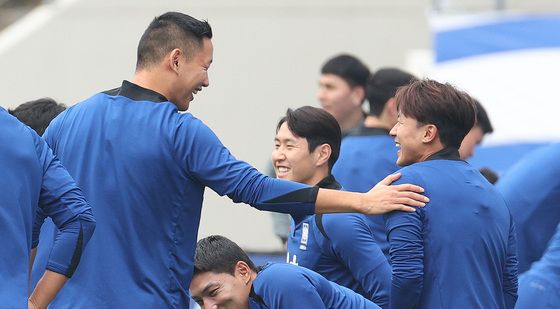 화기애애 축구대표팀