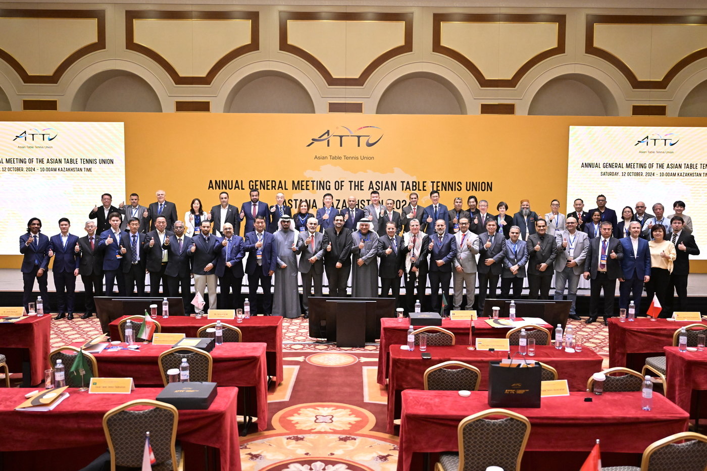 본문 이미지 - 아시아탁구연합 총회(대한탁구협회 제공) 