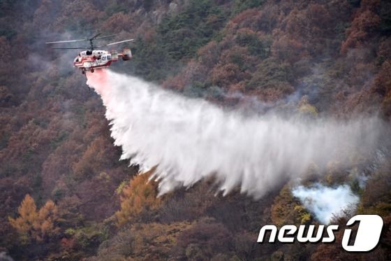 산림청 주력 헬기 카모프 29대…2027년까지 절반 가동 중단 우려