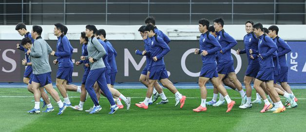 대한민국 축구대표팀 '승리를 다짐하며'