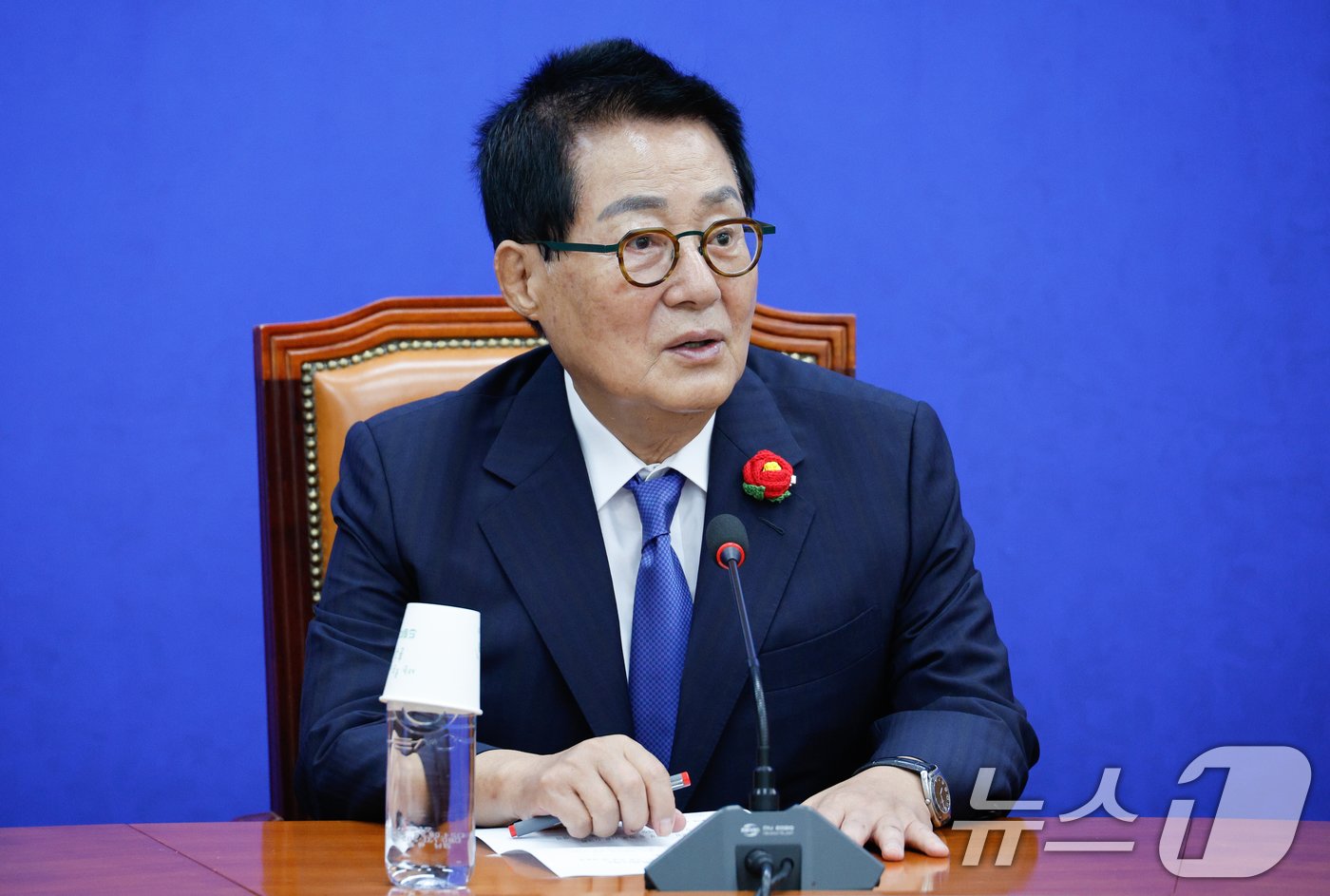 본문 이미지 - 박지원 더불어민주당 의원. 2024.10.15/뉴스1 ⓒ News1 안은나 기자