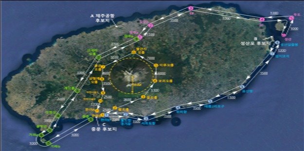 본문 이미지 - 제주도 관광형 UAM 시범사업 계획(안)/국토교통부 제공.