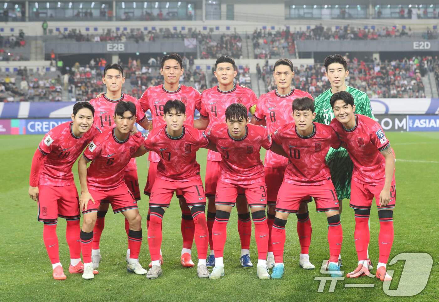 본문 이미지 - 이라크전을 앞둔 한국 선수들. 2024.10.15/뉴스1 ⓒ News1 김영운 기자