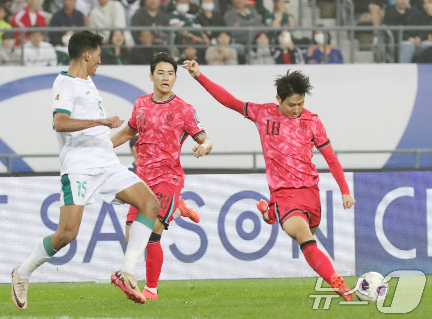 본문 이미지 - 이강인의 도전적인 패스가 전방에 뿌려질 때 원하는 목표를 얻을 확률이 높아진다. ⓒ News1 김영운 기자