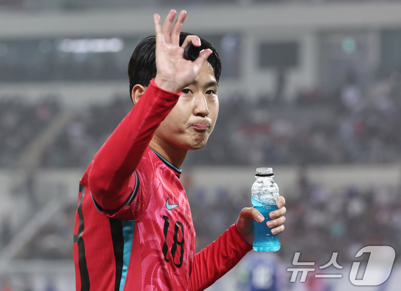 본문 이미지 - 축구 대표팀의 이강인.  2024.10.15/뉴스1 ⓒ News1 구윤성 기자