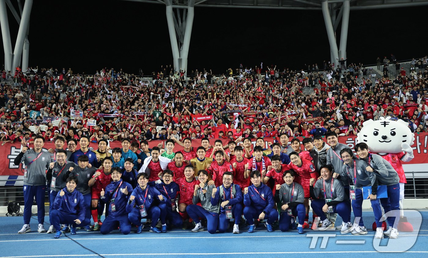 본문 이미지 - 한국 축구대표팀. /뉴스1 ⓒ News1 구윤성 기자