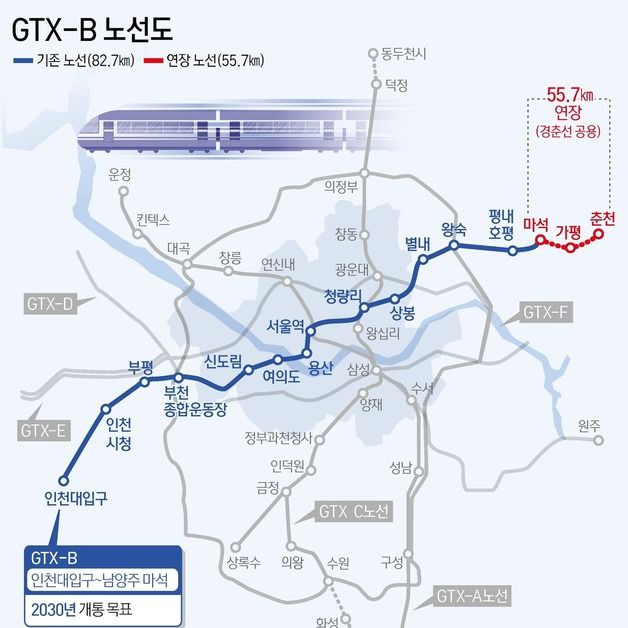 가평 청평면 주민들 "GTX-B 청평역 정차해야" 서명운동