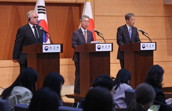 한미일 "北 안보리 결의 위반, 단호히 대응"…공동성명 채택(종합2보)