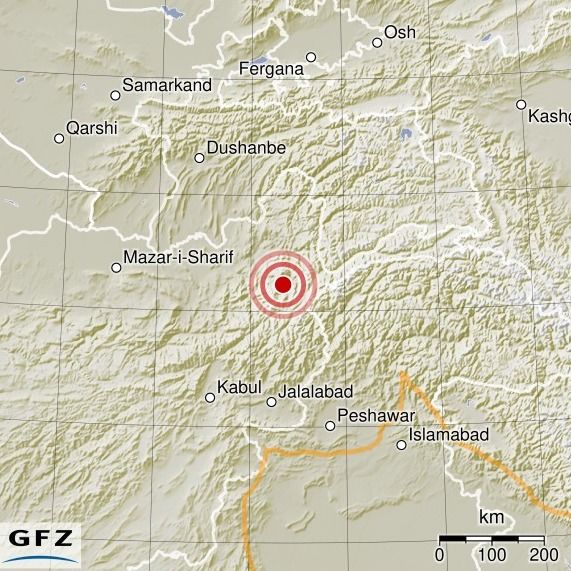 아프간 힌두 쿠시 지역서 규모 5.5 지진 발생
